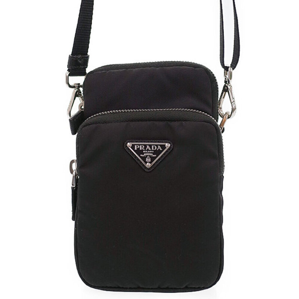 Prada Black Crossbody Bag Smartphone Bag Re Shoulder - Picture 2 of 9